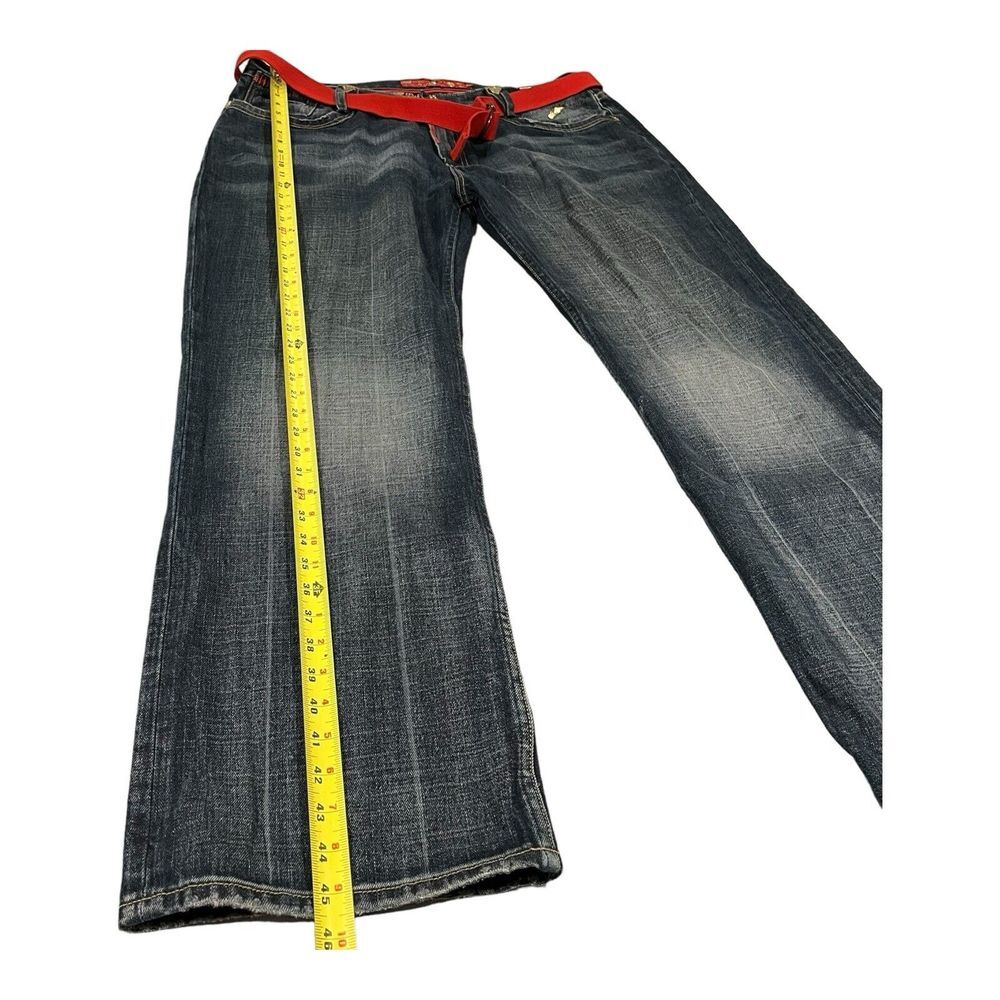 Vintage Baggy Y2K Stash House Denim‎ Jeans size 40 Distressed style RN 0100964 - Picture 4 of 16
